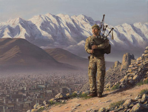 Piper Over Kabul - Royal Highland Fusiliers