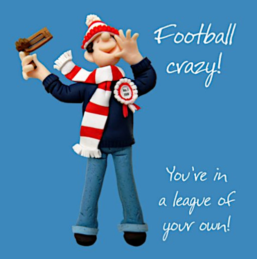 Erica Sturla - Football Crazy - Football Birthday Card