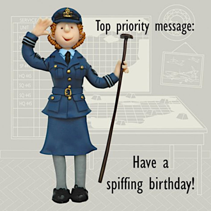 Erica Sturla - Top Priority Message - WAAF Birthday Card