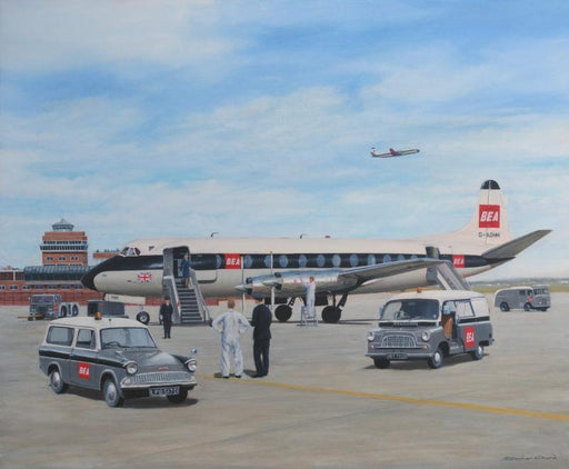 Team BEA - Vickers Viscount Original Painting