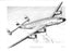 Lockheed C-121 Constellation - MATS Original Pencil Drawing