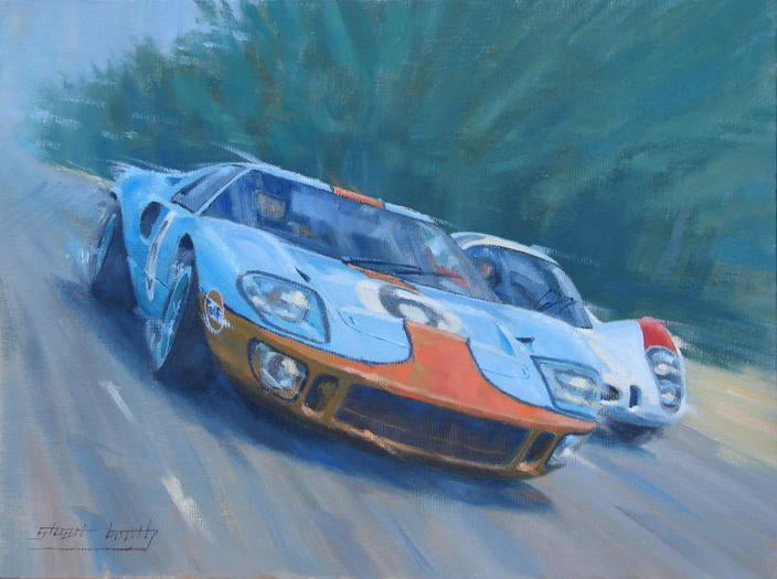 A test story announcing new GT40 artwork series