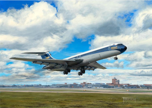 Chris French - Off to New York- Vickers VC-10 Card (W)