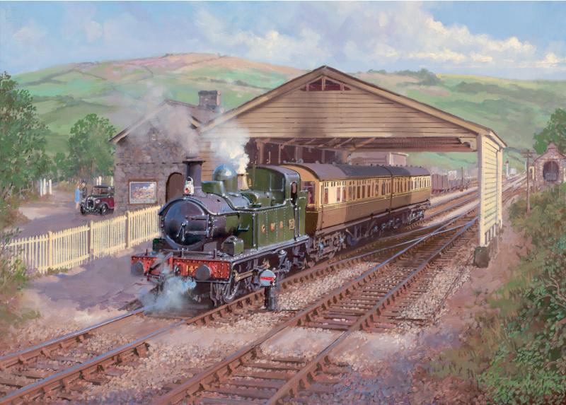 John Austin - Mortonhampstead Station - 14xx (w)