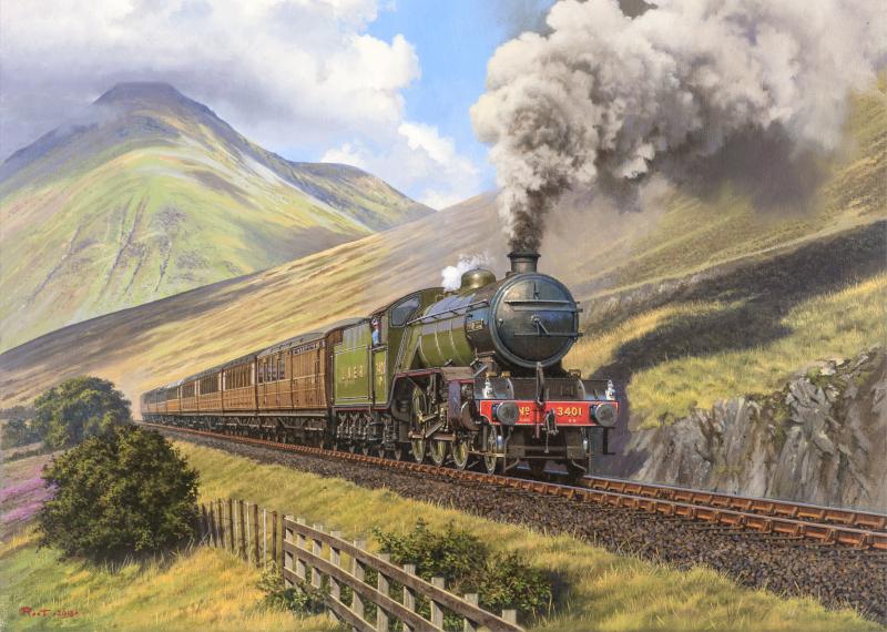 Bantam Cock and the Glorious West Highlands - LNER 3401 (w)