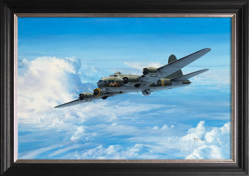 Boeing B-17G Flying Fortress Sally B Aviation Art Oil Painting — Hansen ...