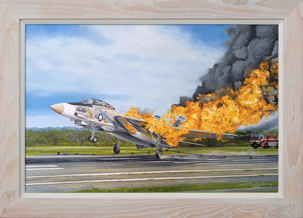 Smoking Inferno - Grumman F-14 Tomcat Original Painting