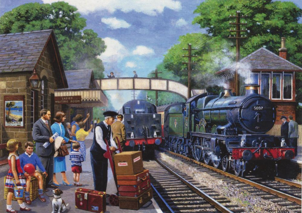 Kevin Walsh - Start of the Holiday - 5097 Sarum Castle Railway Greetings Birthday Card