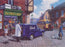Kevin Walsh - The Sweet Shop - Morris Minor Blank Birthday Greetings Card
