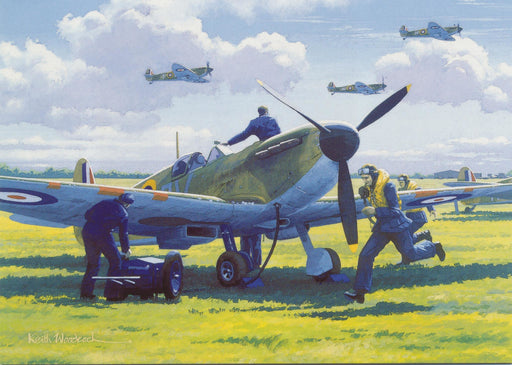 Keith Woodcock - Spitfire Scramble - Supermarine Spitfire
