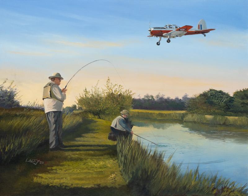 Happy Landings - Fishing and De Havilland Chipmunk