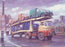Mike Jefferies - Delivering the Moggies - BMC FE Autocar and Transporters Ltd Birthday Greetings Card