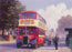 Sunderland Crossley - Blank Bus Birthday Greetings Card