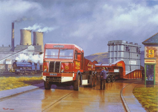 Wynn's Pacific- Blank Lorry Birthday Greetings Card