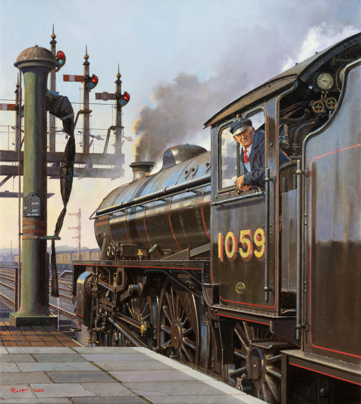 Malcolm Root FGRA Railway Art Print LNER B1 Class 4-6-0 — Hansen Fine Art
