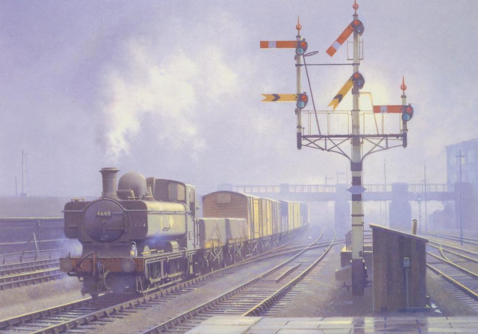 Bordesley Morning - GWR Pannier Tank Birthday Greetings Card