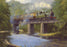 Crossing the Dart - 14xx Class Greetings Card