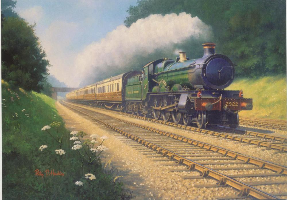 Great Western Style - 2922 Saint Gabriel Birthday Greetings Card