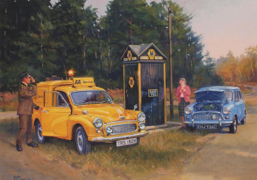 Robin Pinnock - My Hero - AA Morris Minor Van and Mini