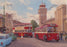 Robin Pinnock - Trolleys at Cardiff Castle - Trolleybus