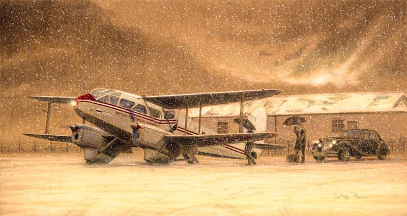 Stephen Brown - Last Flight Before Christmas - BEA Rapide