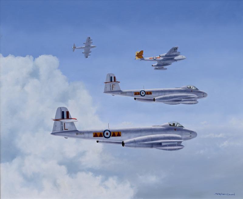 Middlesex Meteors - Gloster Meteor Mk.8