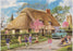 Trevor Mitchell - Spring In Their Heels - Morris Minor Village Blank Birthday Greetings Card
