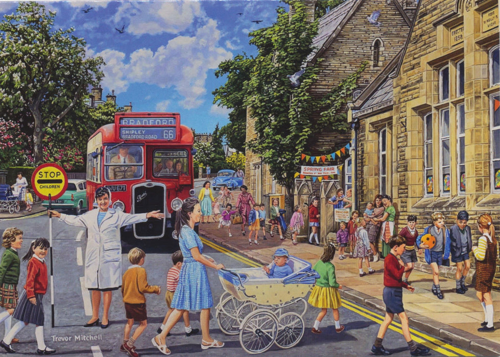 Trevor Mitchell - The Lollipop Lady blank birthday greetings card