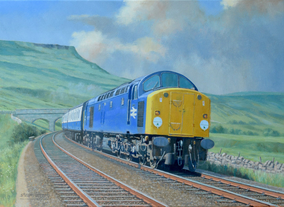 Storming Over The Pennines - Class 40 - Original Painting