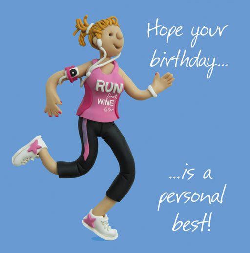 Erica Sturla - Personal Best (Female) - Running Birthday Card