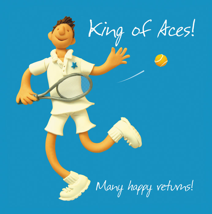 Erica Sturla - King Of Aces - Tennis Birthday Card
