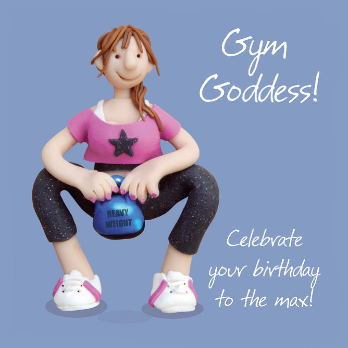 Erica Sturla - Gym Goddess Birthday Card