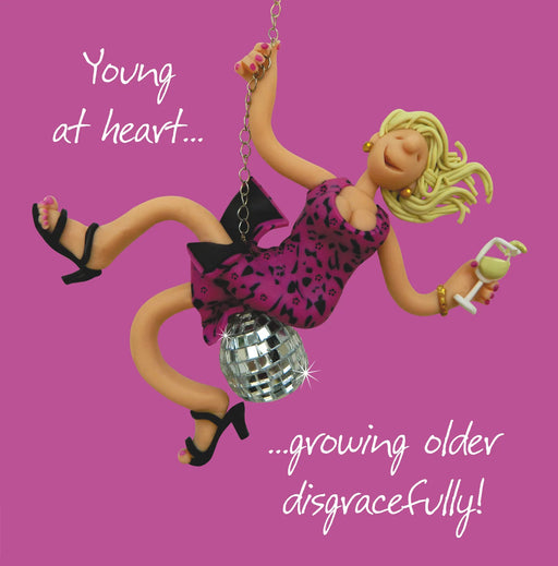 Erica Sturla - Young At Heart - Cocktail Disco Birthday Card