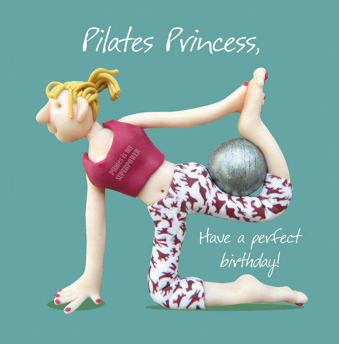 Pilates Princess - Pilates Birthday Card