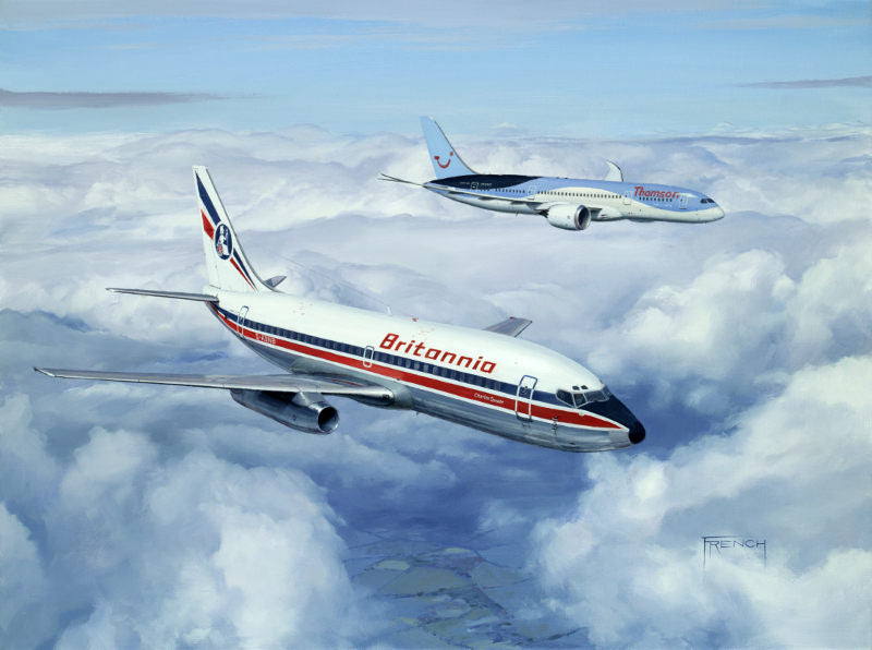 Evolution - Britannia Boeing 737 and Thomson Boeing 787