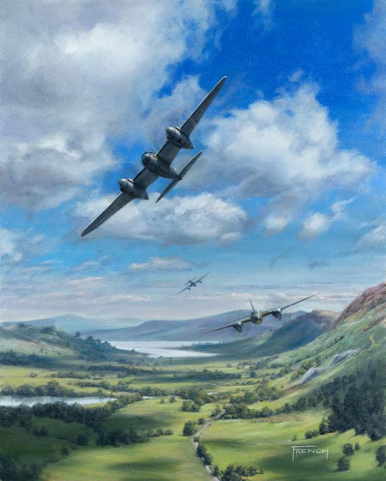 Pathfinder Training - De Havilland Mosquito Original Painting