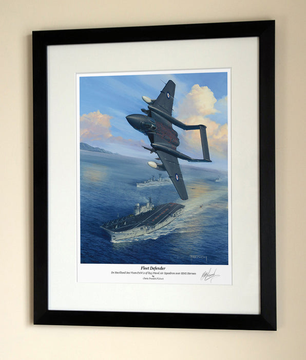 Fleet Defender De Havilland Sea Vixen - Framed Print