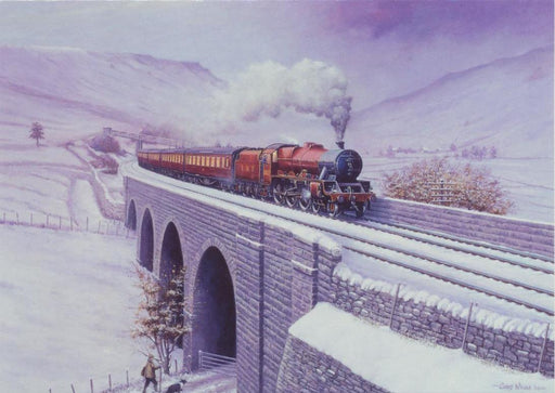 Packs of railway christmas cards