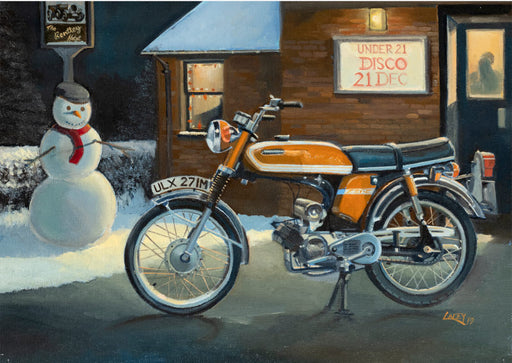 A Fizzy Christmas - Yamaha FS-1E Original Painting
