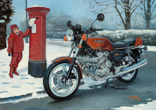 All I Want For Christmas - Honda CBX Original Painting