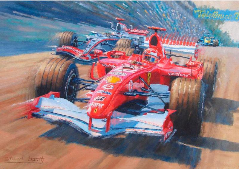Stuart Booth - The Final Pass - Michael Schumacher Ferrari (w)
