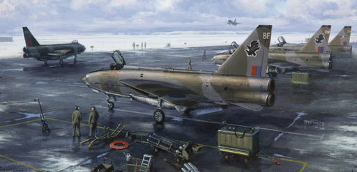 Chris French FGAvA - The Line In Winter - English Electric Lightning (W)