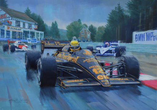Stuart Booth - Senna Reigns Supreme - Ayrton Senna - JPS Lotus (w)