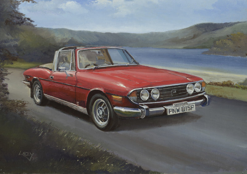 Lee Lacey - Stag in the Highlands - Triumph Stag (W)