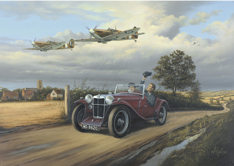 Neil Hipkiss - Off Duty (w) - MG PA and Spitfire