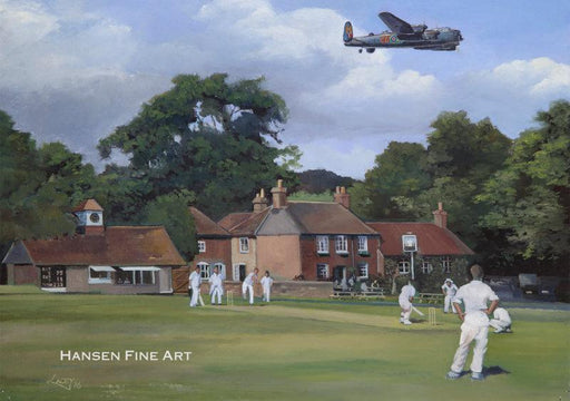 Lee Lacey - 75 Not Out - BBMF Lancaster and Cricket Match (W)
