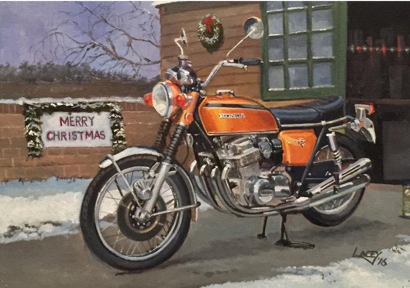 Lee Lacey - One Last Ride Before Christmas - Honda CB750 (W)