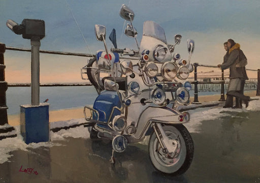 Lee Lacey - Lambretta's Christmas Outing -  Mod Scooter (W)