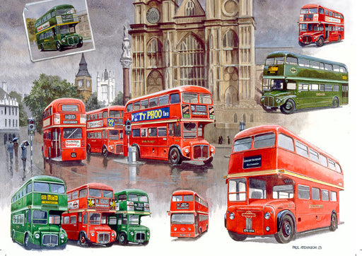 Paul Atchinson - London Landmarks - Routemaster (W)