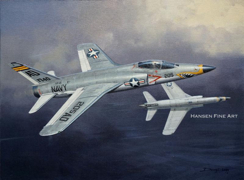 Grumman F-11 Tiger Limited Edition Aviation Art Print by Aviation ...